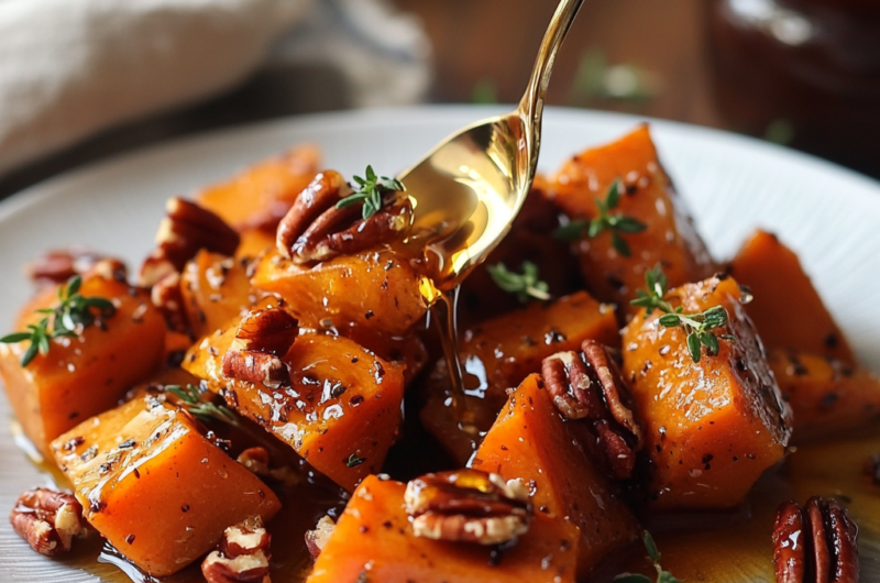 Hot Honey Sweet Potatoes (Air Fryer Style!)