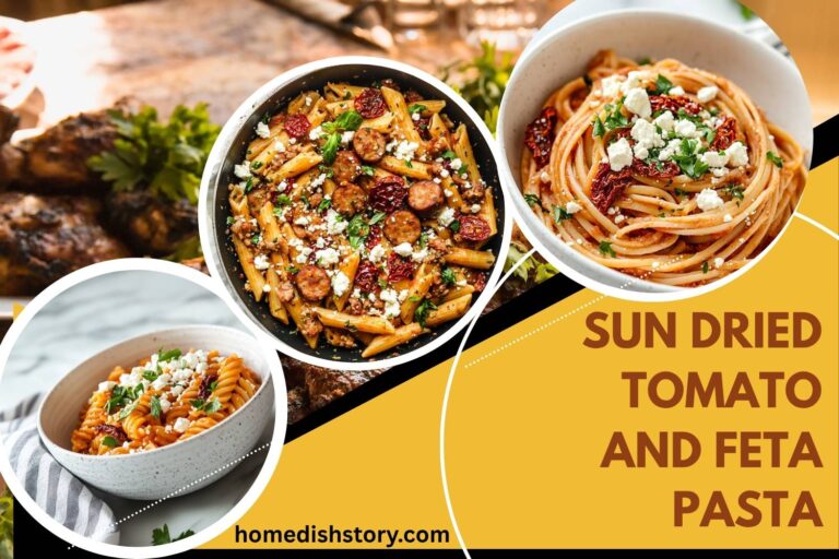 sun dried tomato and feta pasta