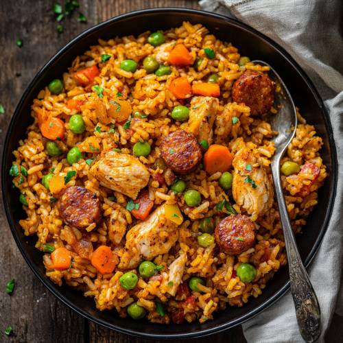 Crispy Cajun Chicken and Dirty Rice: A One-Pan Wonder! - Home Dish Story