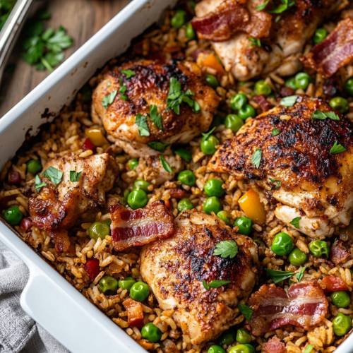 Crispy Cajun Chicken and Dirty Rice (Easy One-Pan Recipe) - Home Dish Story