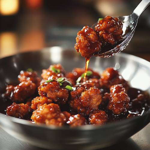 Chicken Peking Rice Easy Crispy Peking Chicken in Air Fryer – Sticky Sweet & Spicy Sauce ...